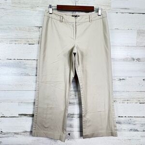 The Limited VTG Y2K Stretch Khaki‎ Cropped Pants Women's Size 8 Career Casual